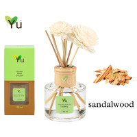 Sandalwood Aromatherapy Reed Diffuser (Ya) - 120 ml. Sandalwood Aromatherapy Reed Diffuser (Ya) - 120 ml.