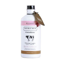 Double Milk Triple White Bath Cream (SCENTIO) - 350ml. Double Milk Triple White Bath Cream (SCENTIO) - 350ml.