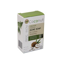 Organic coconut soap against Acne (Nature) - 100g. Organic coconut soap against Acne (Nature) - 100g.