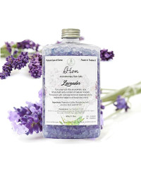 Aromatherapy salt soak Lavender scent (H-Hom) - 600g.