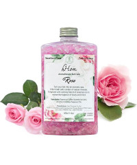 Aromatherapy salt soak Rose scent (H-Hom) - 600g.
