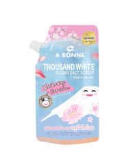 Thousand White Sugar Salt Scrub Rose & Sakura (A bonne) 350g.