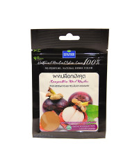 Mask and face scrub 100% mangosteen (Supaporn) - 20g.