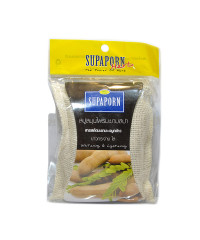 Natural spa soap in a wisp of tow Tamarind and butter rice seedlings (SUPAPORN) - 70g.