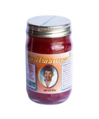 Red Thai balm for body warming (Ya Tim) - 200g.