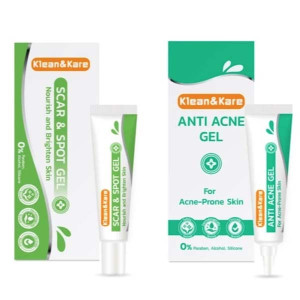 Klean&Kare Anti Acne Gel + Klean&Kare Scar & Spot Gel 5gr x 2 Pcs Klean&Kare Anti Acne Gel + Klean&Kare Scar & Spot Gel 5gr x 2 Pcs