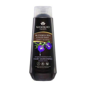 Butterfly Pea Herbal Hair Shampoo (Khaokho Talaypu) - 330ml. Butterfly Pea Herbal Hair Shampoo (Khaokho Talaypu) - 330ml.