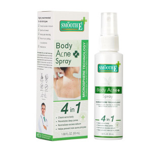 Anti Body Acne Spray Smooth E 50 ml. Anti Body Acne Spray Smooth E 50 ml.