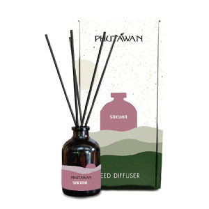 Sakura Aromatherapy Reed Diffuser (Phutawan) - 50 ml. Sakura Aromatherapy Reed Diffuser (Phutawan) - 50 ml.