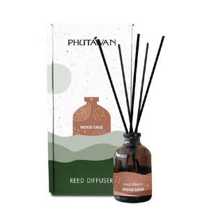 Wood Sage Aromatherapy Reed Diffuser (Phutawan) - 50 ml. Wood Sage Aromatherapy Reed Diffuser (Phutawan) - 50 ml.
