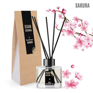 Sakura Aromatherapy Reed Diffuser (Siam Aroma) - 100 ml. Sakura Aromatherapy Reed Diffuser (Siam Aroma) - 100 ml.