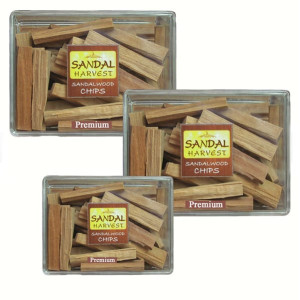 Sandalwood Chips Premium 100% Aroma 100% (Harvest) - 50g. Sandalwood Chips Premium 100% Aroma 100% (Harvest) - 50g.