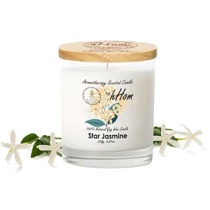 Star Jasmine Aromatherapy Soy Wax Candle (H-hom) - 250g. Star Jasmine Aromatherapy Soy Wax Candle (H-hom) - 250g.