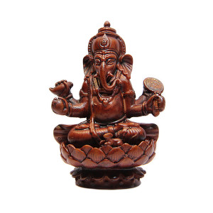 Statuette elephant-headed god Ganesha, luck and wisdom - 11cm. Statuette elephant-headed god Ganesha, luck and wisdom - 11cm.
