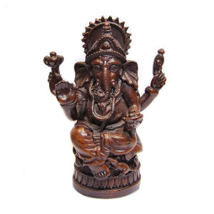 Figurine Ganesha, the elephant god of luck and wisdom - 12cm. Figurine Ganesha, the elephant god of luck and wisdom - 12cm.