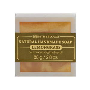 Lemongrass Natural Soap (Bath&Bloom) - 80g. Lemongrass Natural Soap (Bath&Bloom) - 80g.