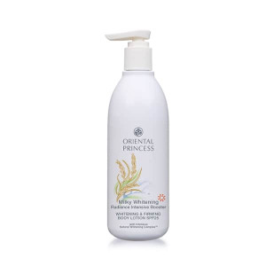 Milky Whitening Radiance Intensive Booster Whitening & Firming Body Lotion SPF25 (Oriental Princess) 250 g. Milky Whitening Radiance Intensive Booster Whitening & Firming Body Lotion SPF25 (Oriental Princess) 250 g.