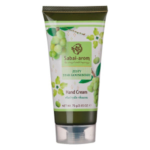 Zesty Star Gooseberry Hand Cream (Sabai Arom) 75 g. Zesty Star Gooseberry Hand Cream (Sabai Arom) 75 g.