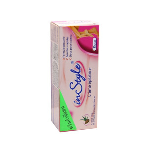 Depilatory cream with aloe vera and almonds (InStyle) - 40ml.