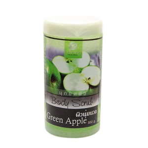 Body Scrub Green Apple with Sea Salt (Pornthap) - 550g. Body Scrub Green Apple with Sea Salt (Pornthap) - 550g.
