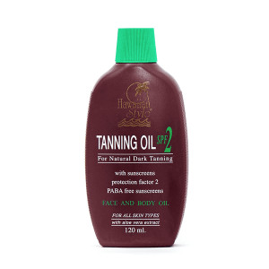 Sun Oil Body and Face (Coconut Tanning Oil SPF2) - 120ml. Sun Oil Body and Face (Coconut Tanning Oil SPF2) - 120ml.