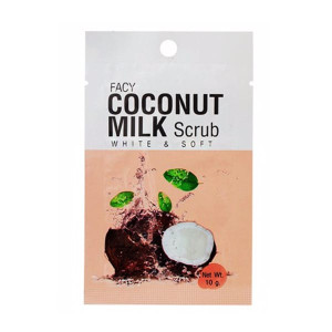 Facy Coconut Milk Scrub (FACY) - 10g. Facy Coconut Milk Scrub (FACY) - 10g.