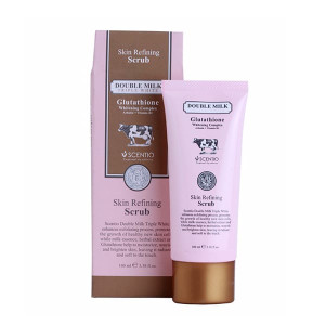 Double Milk Triple White Skin Refining Scrub (SCENTIO) - 100ml. Double Milk Triple White Skin Refining Scrub (SCENTIO) - 100ml.