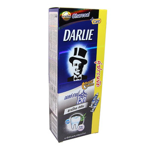 Toothpaste All Shiny Charcoal Clean Size (Darlie) - 2*140g. Toothpaste All Shiny Charcoal Clean Size (Darlie) - 2*140g.