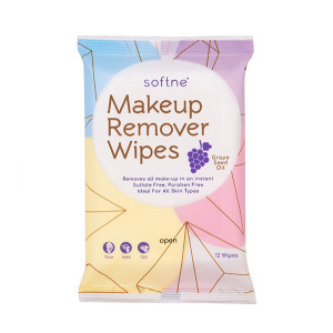 Makeup Remover Wipes (Softne') - 12wipes. Makeup Remover Wipes (Softne') - 12wipes.