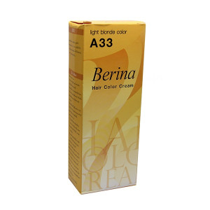 Cream paint light blonde for hair - A33 (Berina) - 60g.
