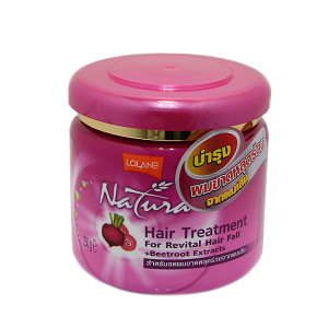 Natural hair mask with Beetroot extract (Lolane) - 250g. Natural hair mask with Beetroot extract (Lolane) - 250g.