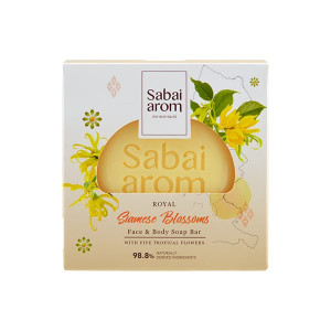 Homegrown Lemongrass Face & Body Soap Bar (Sabai Arom) - 100g.