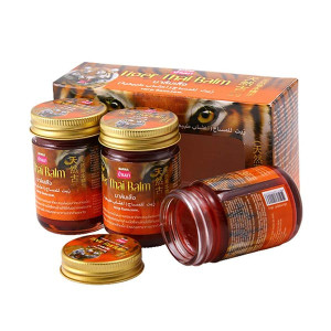 Tiger Red Thai Balm Banna (Banna)  - 50g. x 3pcs