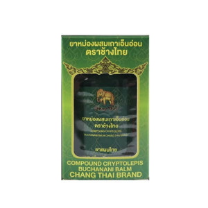 Herbal Balm Green Cryptolepis Buchanani (Changthai) - 50g.