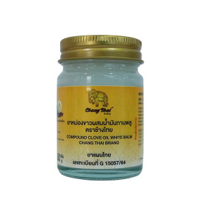 Herbal Balm Clove Oil White balm (Changthai) - 50g. Herbal Balm Clove Oil White balm (Changthai) - 50g.