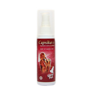 Analgesic Spray Capsika 25 Body (Bangkok Lab) - 100ml.