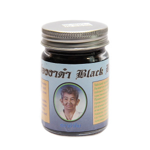 Black Thai body balm with sesame seeds (Ya Tim) - 100g. Black Thai body balm with sesame seeds (Ya Tim) - 100g.