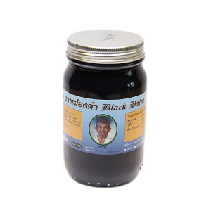 Black Thai body balm with sesame seeds (Ya Tim) - 200g. Black Thai body balm with sesame seeds (Ya Tim) - 200g.