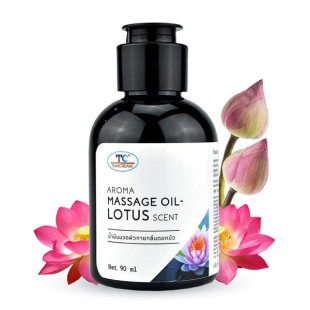 Massage Oil Aroma Body Lotus (Thaicream) - 90 Ml.
