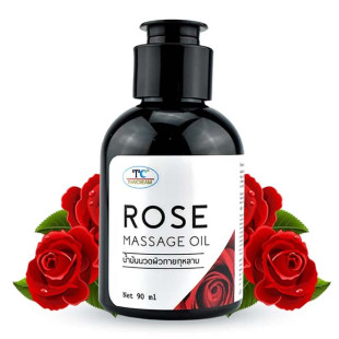 Massage Oil Aroma Body Rose (Thaicream) - 90 Ml.