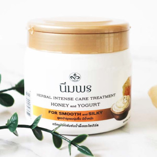Nimporn concentrated herbal treatment with honey and yogurt for hair 200 ml.