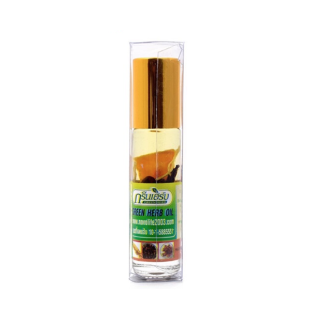 LIQUID BALM WITH MEDICINAL PLANTS (Green Herb) - 15ml.