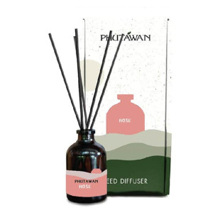 Rose Aromatherapy Reed Diffuser (Phutawan) -  50 ml.