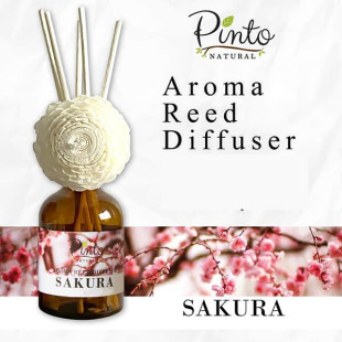 Sakura  Aromatherapy Reed Diffuser (Pinto Natural) -  50 ml.