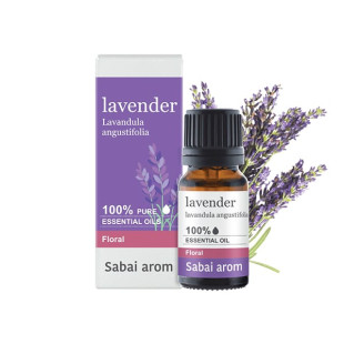 Lavender 100% Pure Essential Oil  (Sabai Arom) - 10ml.