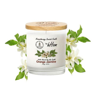 Orange Jasmine Aromatherapy Soy Wax Candle (H-hom) - 250g.