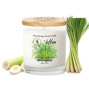 Lemongrass Aromatherapy Soy Wax Candle (H-hom) - 250g.