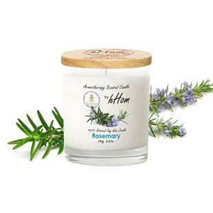 Rosemary  Aromatherapy Soy Wax Candle (H-hom) - 250g.
