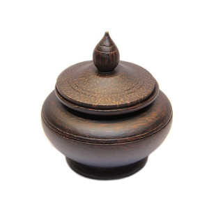 Casket of rubber tree small cone - 1 pc.