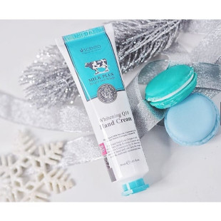 Milk Plus Whitening Q10 Hand Cream (SCENTIO) - 30ml.